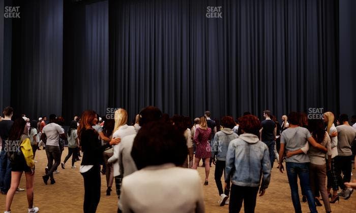 Dolby Live at Park MGM - Section 202 Floor Seat View