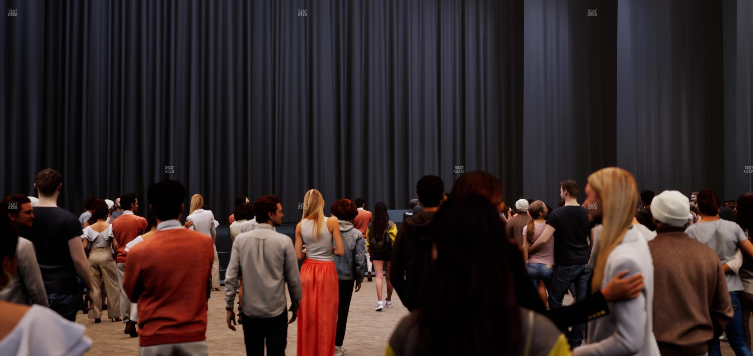 Dolby Live at Park MGM - Section 204 Floor Seat View