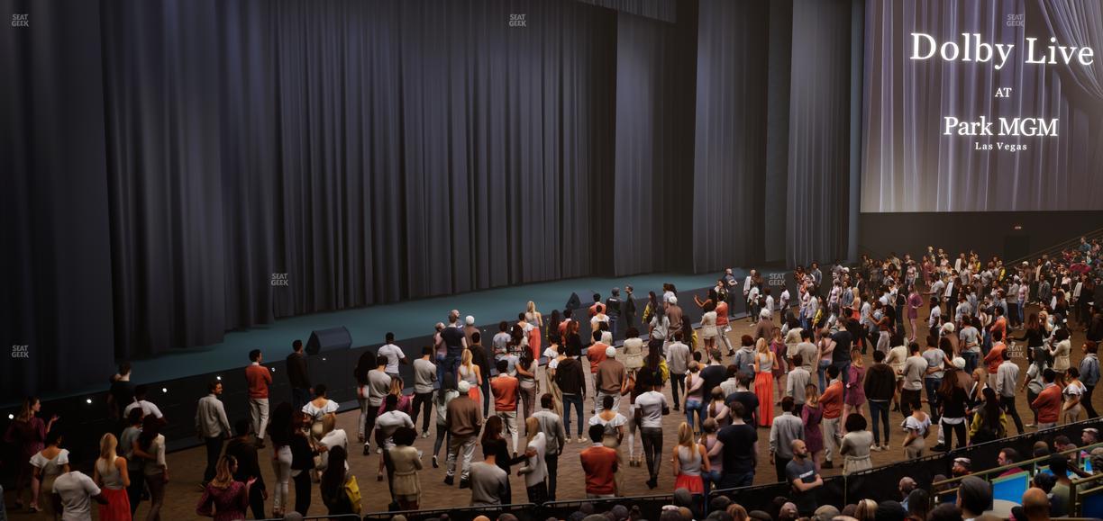 Dolby Live at Park MGM - Section 205 Seat View