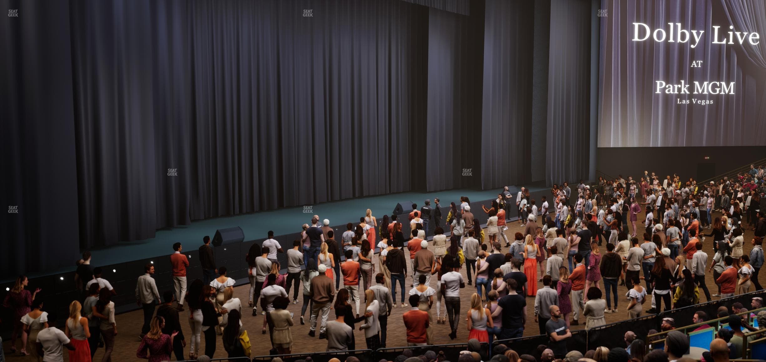 Dolby Live at Park MGM - Section 205 Seat View