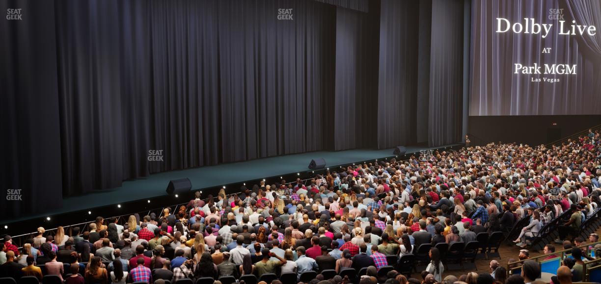 Dolby Live at Park MGM - Section 205 Seat View