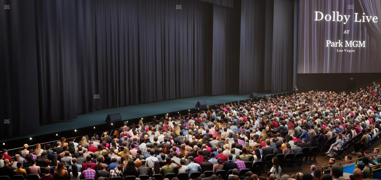 Dolby Live at Park MGM - Section 205 Seat View