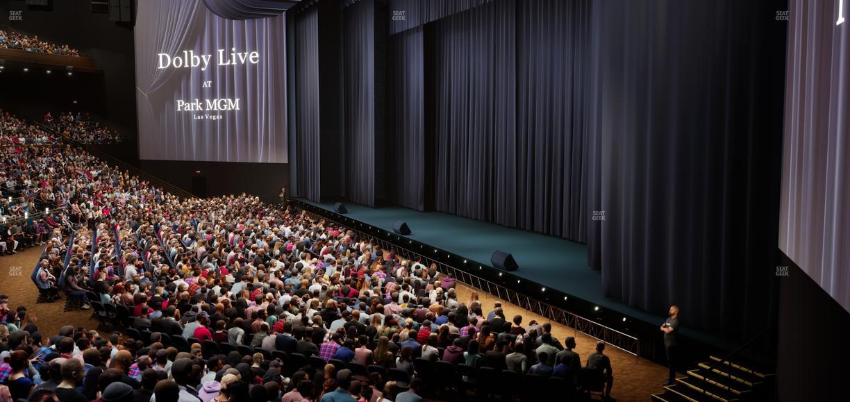 Dolby Live at Park MGM - Section 301 Seat View