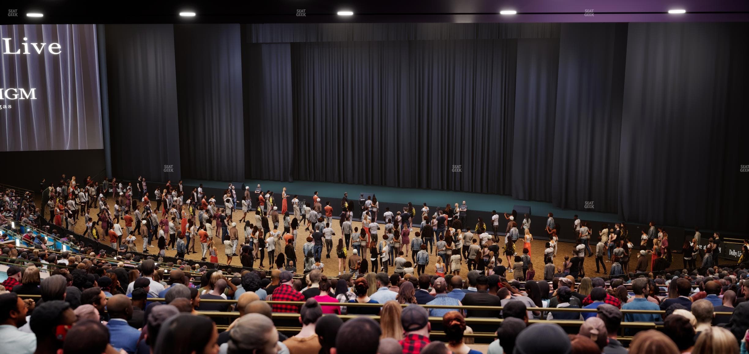 Dolby Live at Park MGM - Section 303 Seat View