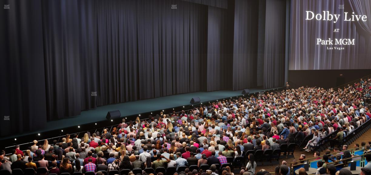 Dolby Live at Park MGM - Section 306 Seat View