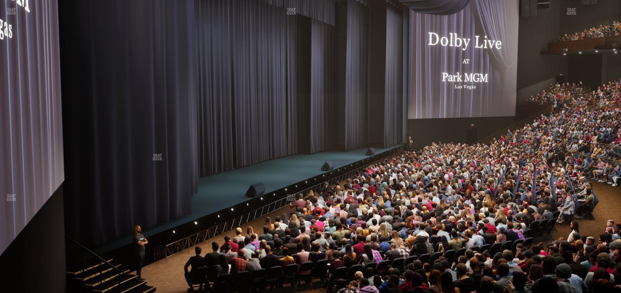 Dolby Live at Park MGM - Section 307 Seat View