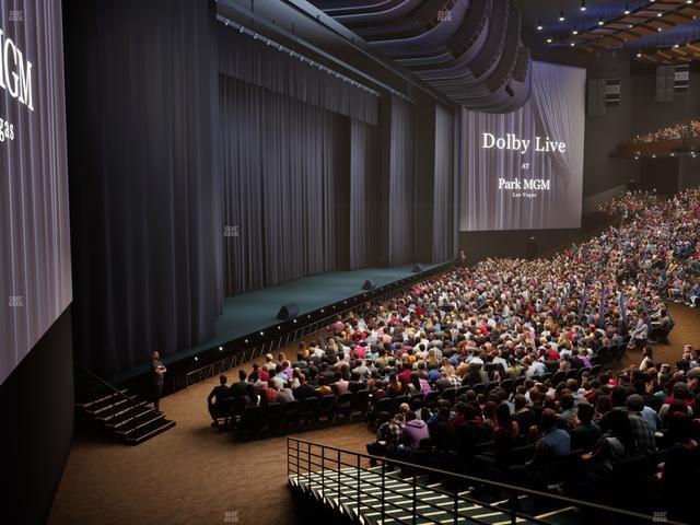 Dolby Live at Park MGM - Section 307 Seat View
