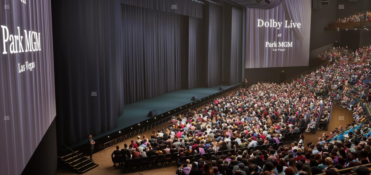 Dolby Live at Park MGM - Section 307 Seat View