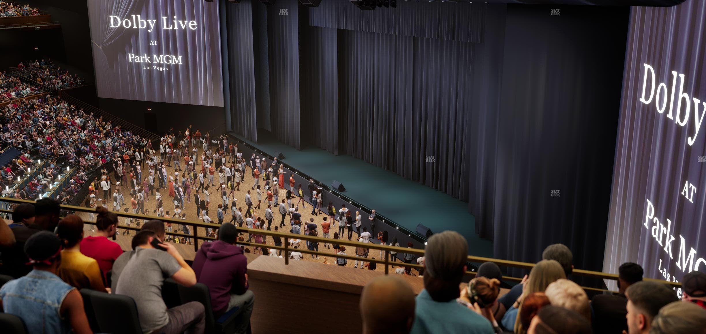 Dolby Live at Park MGM - Section 401 Seat View