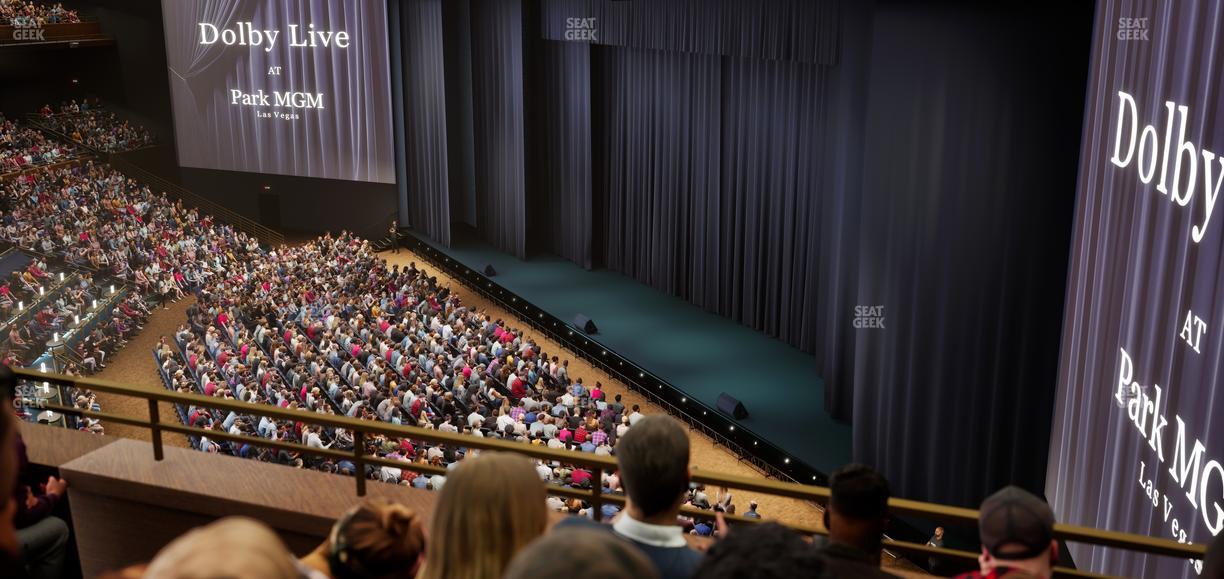 Dolby Live at Park MGM - Section 401 Seat View