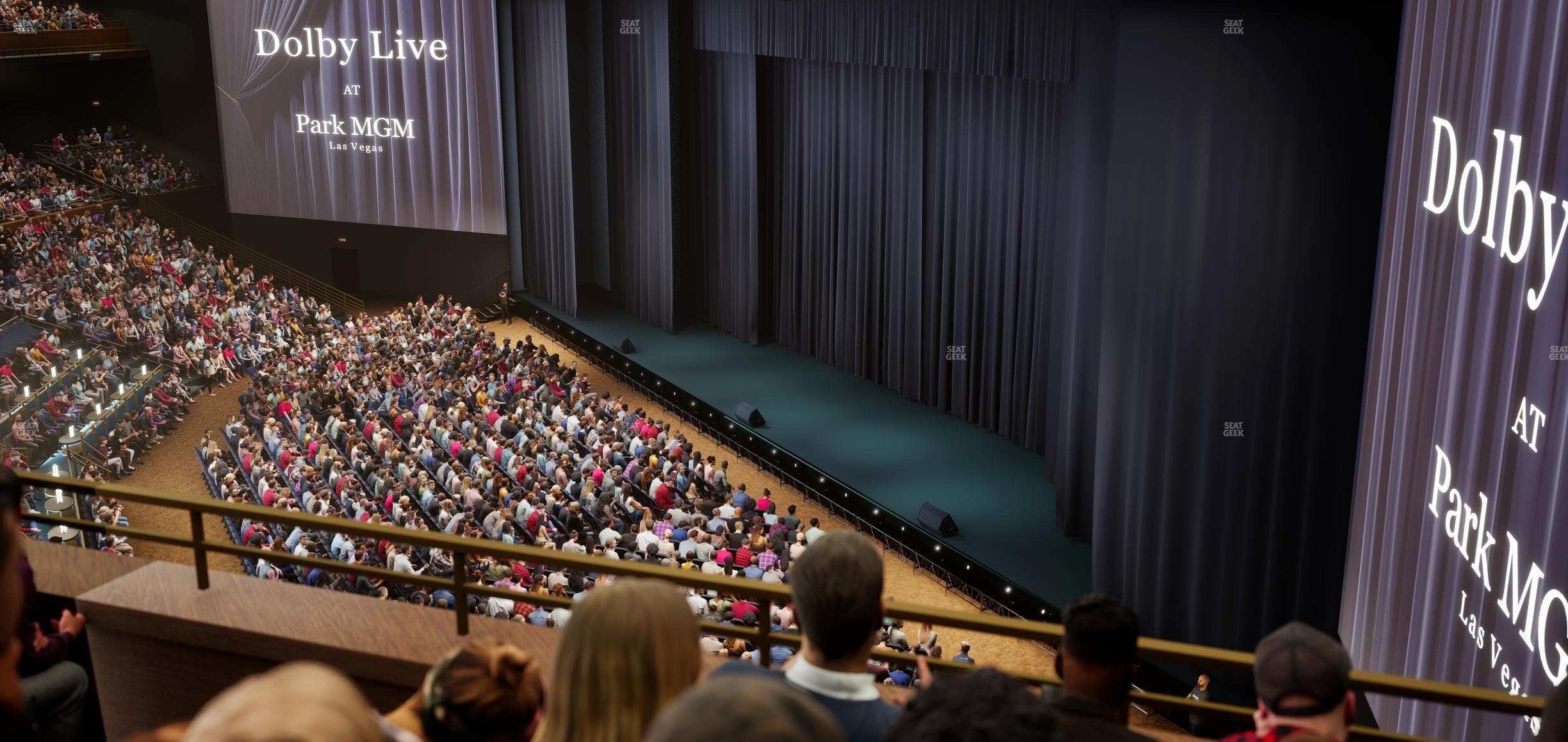Dolby Live at Park MGM - Section 401 Seat View