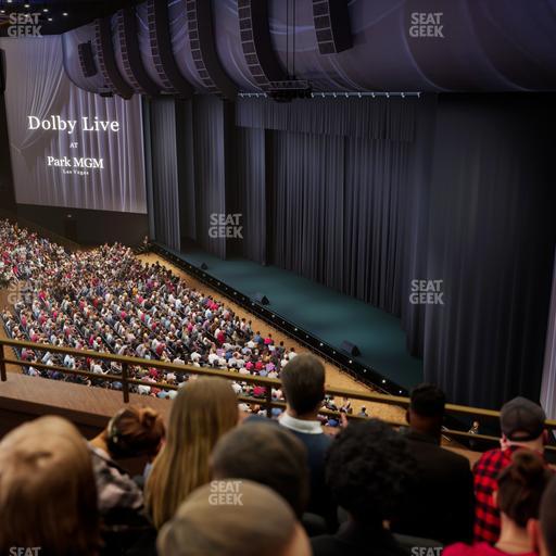 Dolby Live at Park MGM - Section 401 Seat View