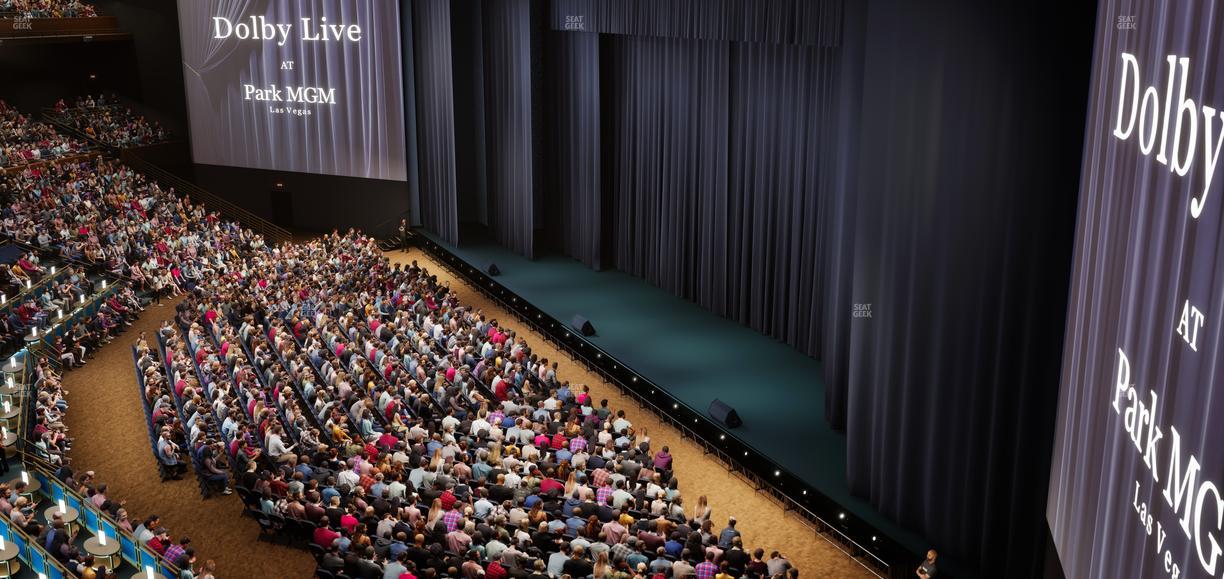 Dolby Live at Park MGM - Section 401 Seat View
