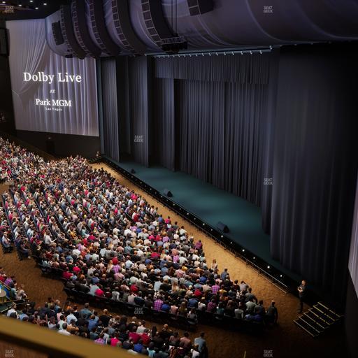 Dolby Live at Park MGM - Section 401 Seat View