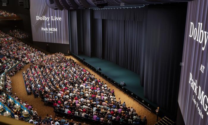 Dolby Live at Park MGM - Section 401 Seat View