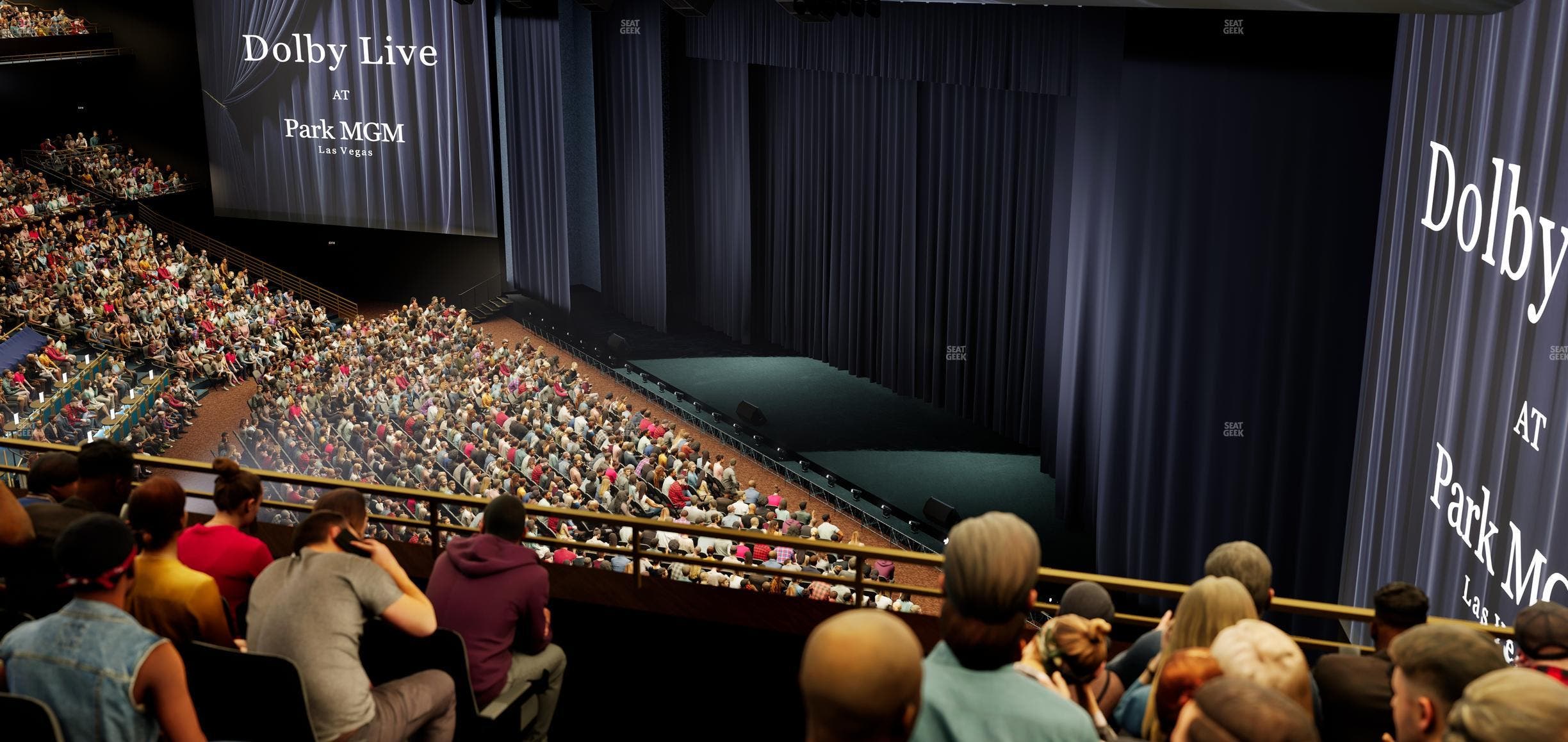Dolby Live at Park MGM - Section 401 Seat View