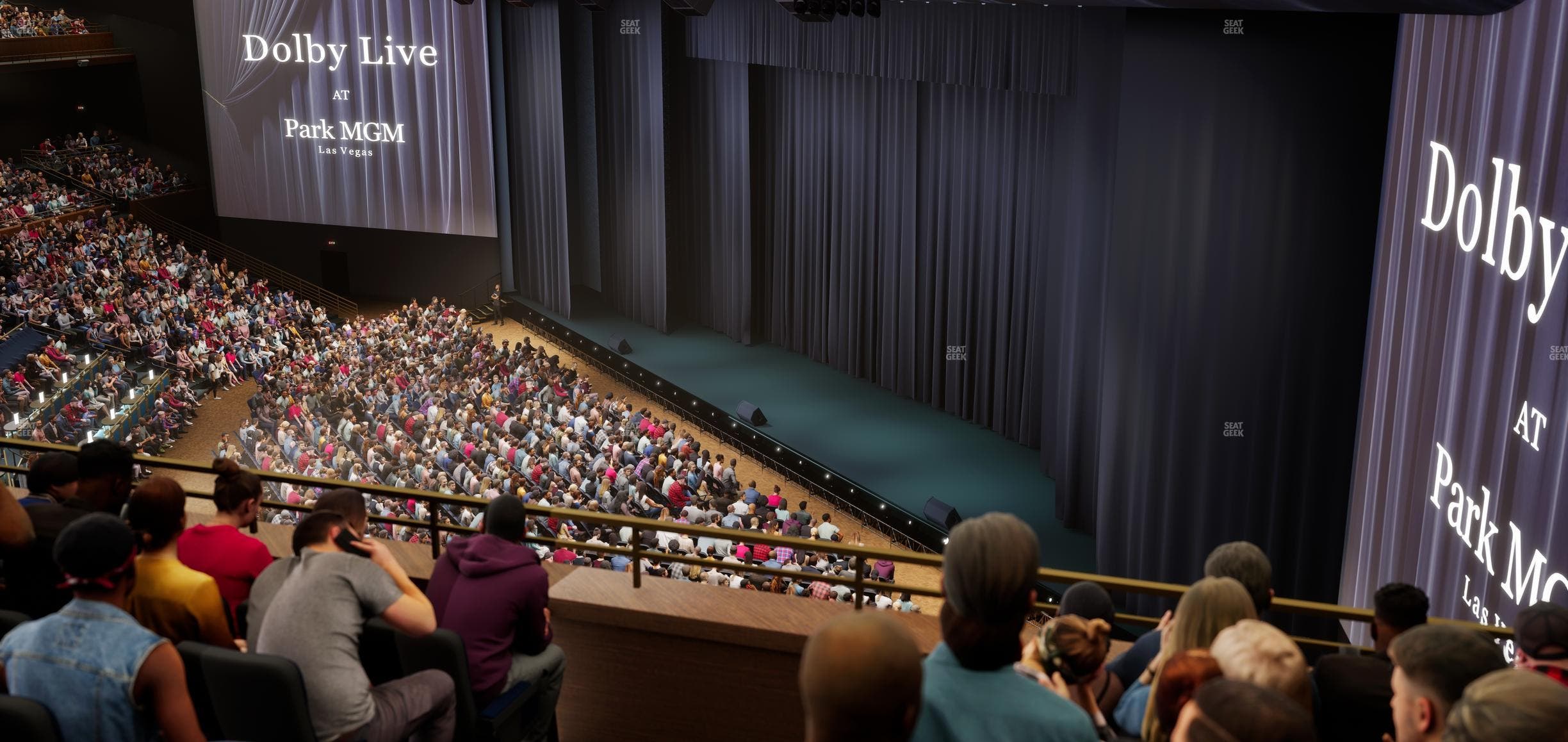 Dolby Live at Park MGM - Section 401 Seat View