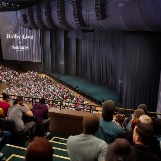 Dolby Live at Park MGM - Section 401 Seat View