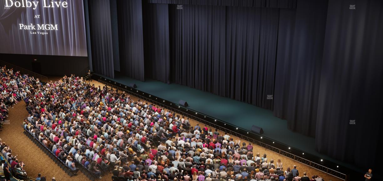 Dolby Live at Park MGM - Section 402 Seat View