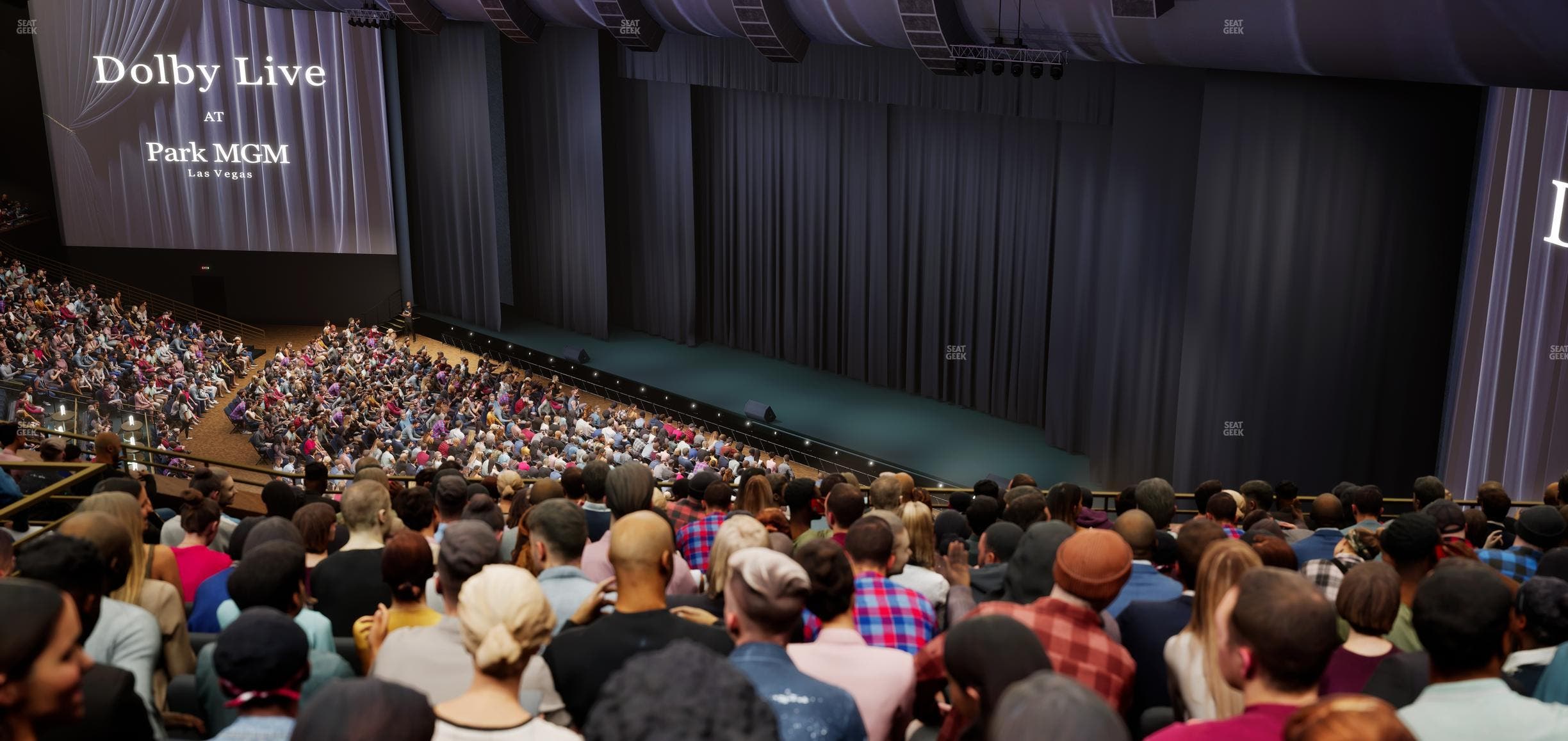 Dolby Live at Park MGM - Section 402 Seat View