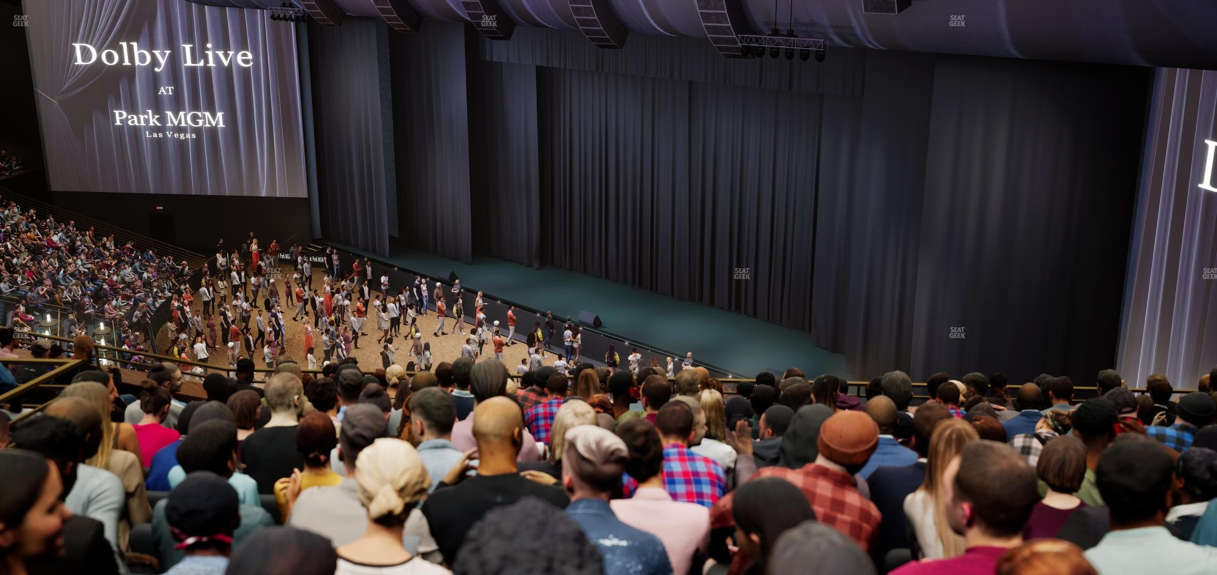 Dolby Live at Park MGM - Section 402 Seat View