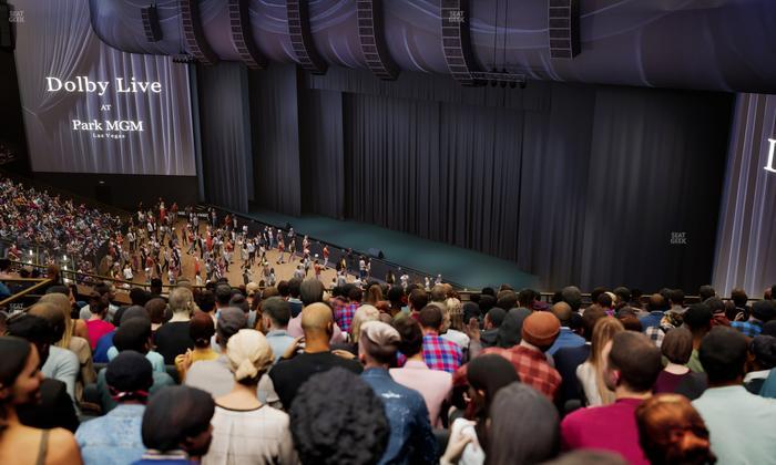 Dolby Live at Park MGM - Section 402 Seat View