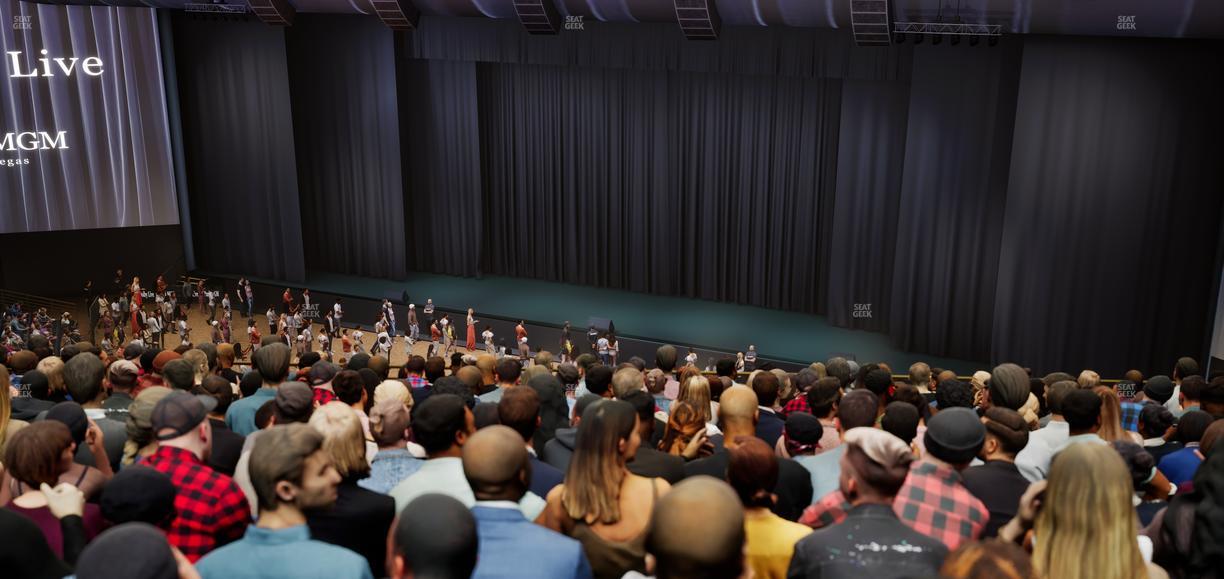 Dolby Live at Park MGM - Section 403 Seat View