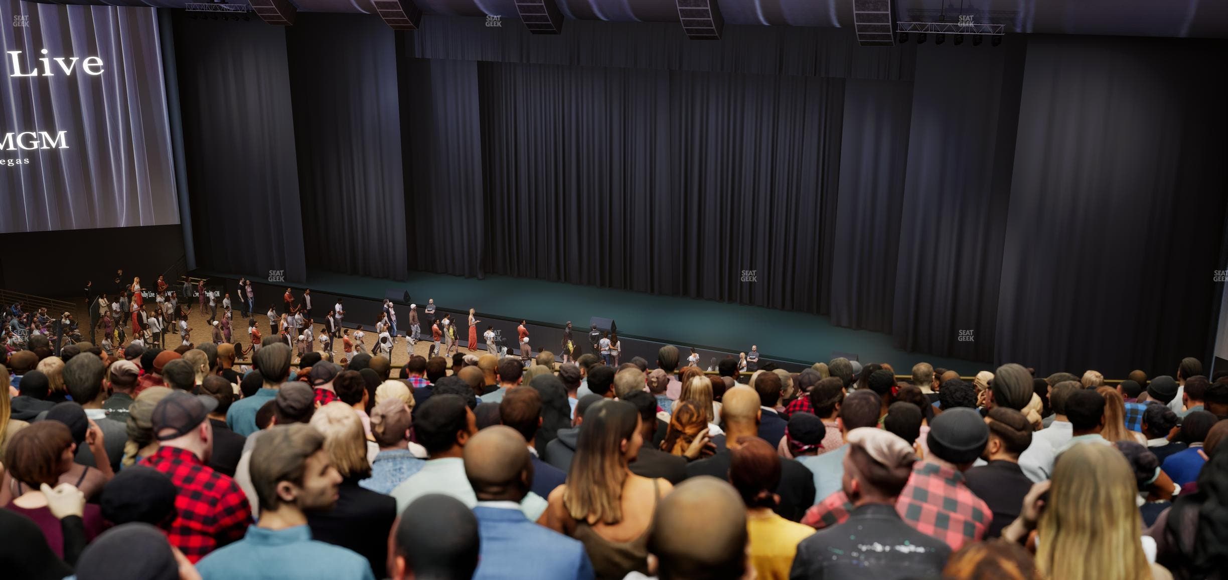 Dolby Live at Park MGM - Section 403 Seat View