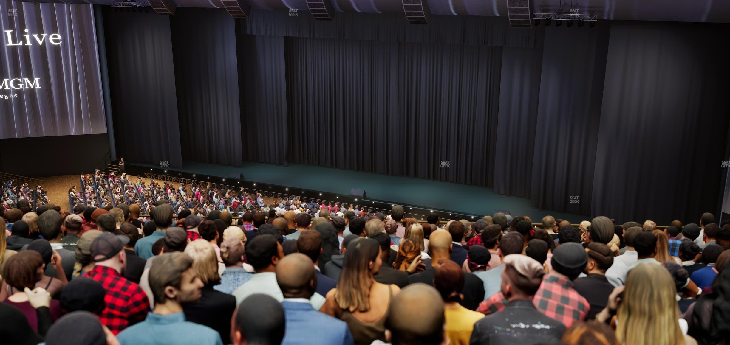 Dolby Live at Park MGM - Section 403 Seat View