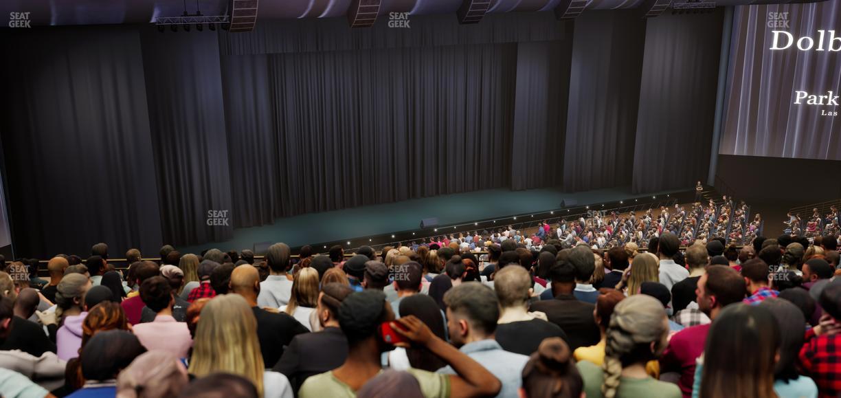 Dolby Live at Park MGM - Section 405 Seat View