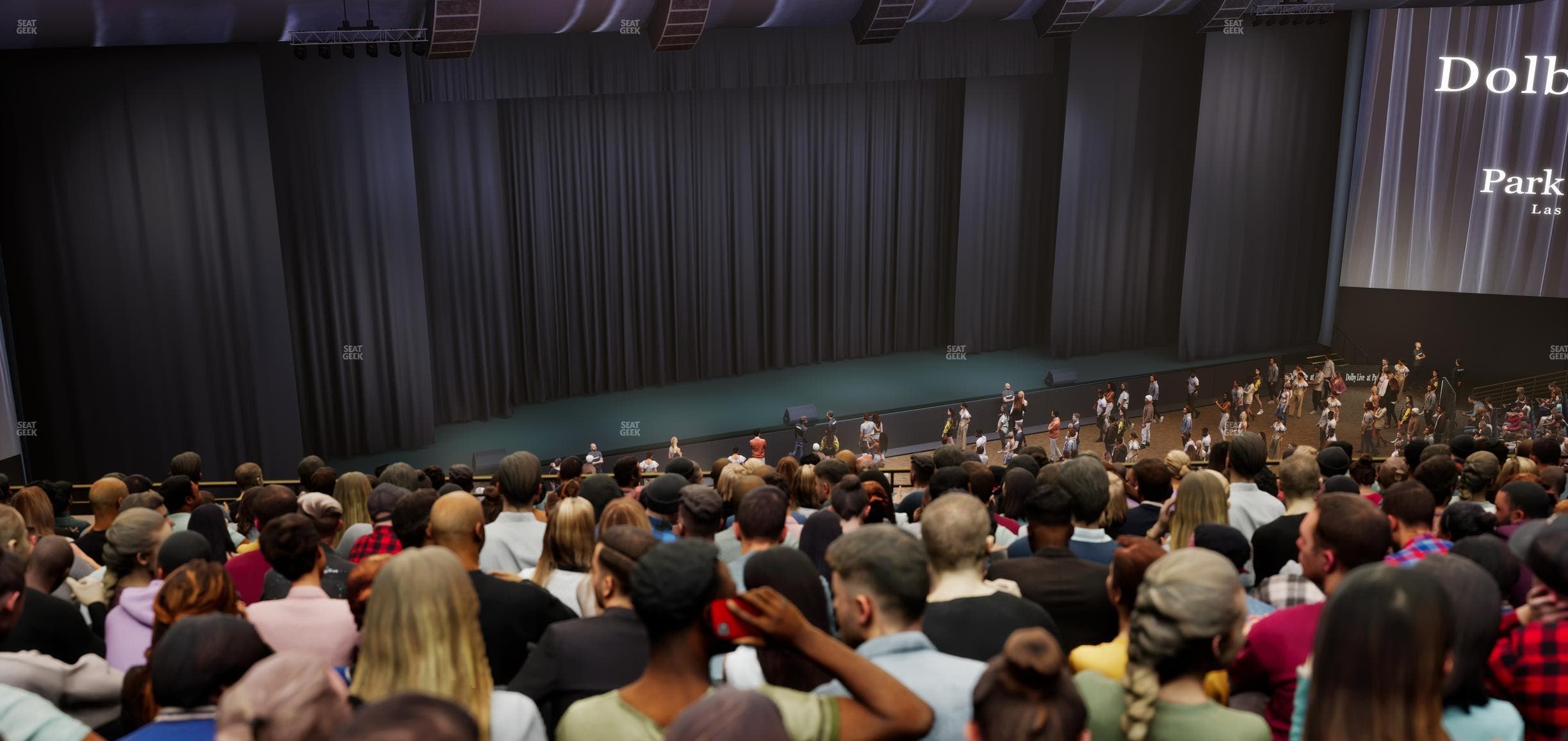 Dolby Live at Park MGM - Section 405 Seat View