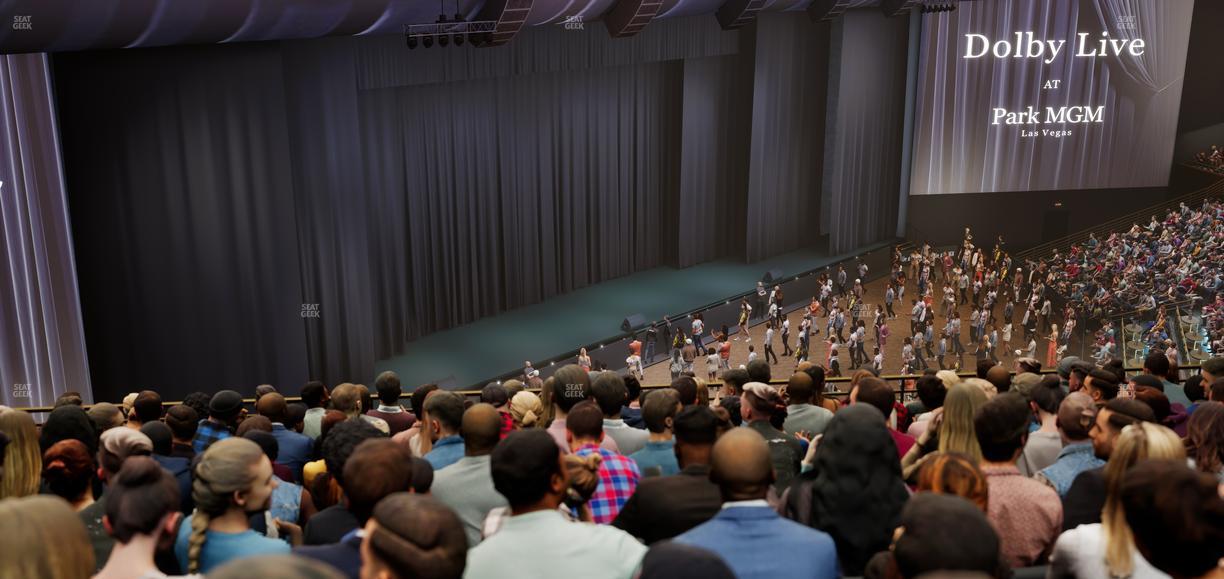 Dolby Live at Park MGM - Section 406 Seat View