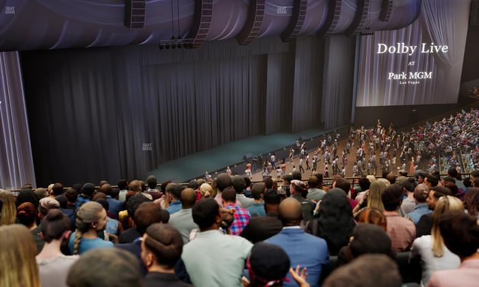 Dolby Live at Park MGM - Section 406 Seat View