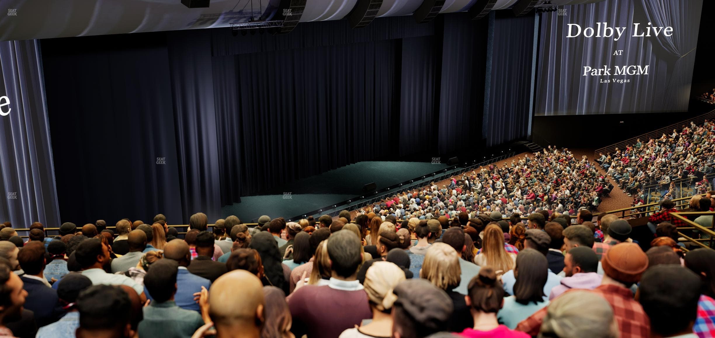 Dolby Live at Park MGM - Section 406 Seat View