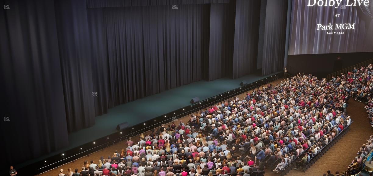 Dolby Live at Park MGM - Section 406 Seat View