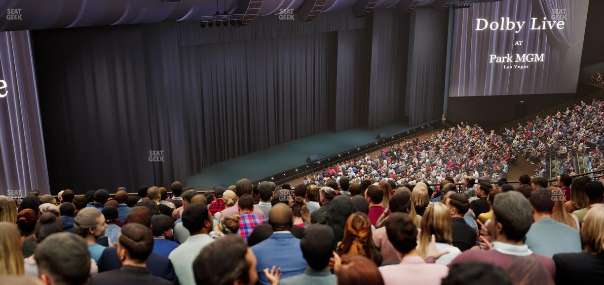 Dolby Live at Park MGM - Section 406 Seat View