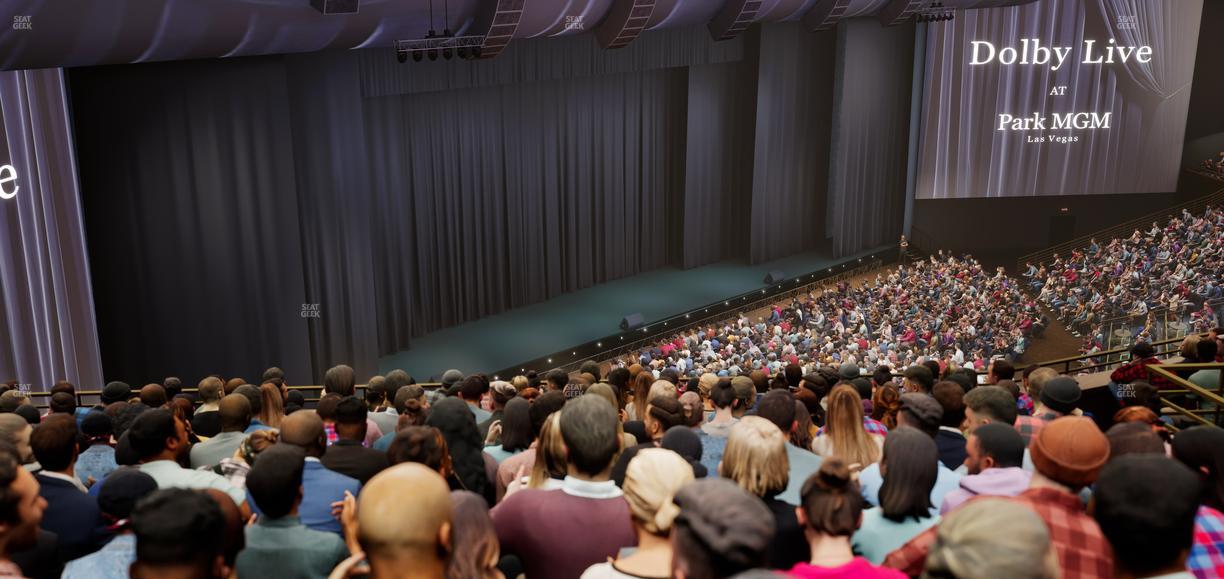 Dolby Live at Park MGM - Section 406 Seat View