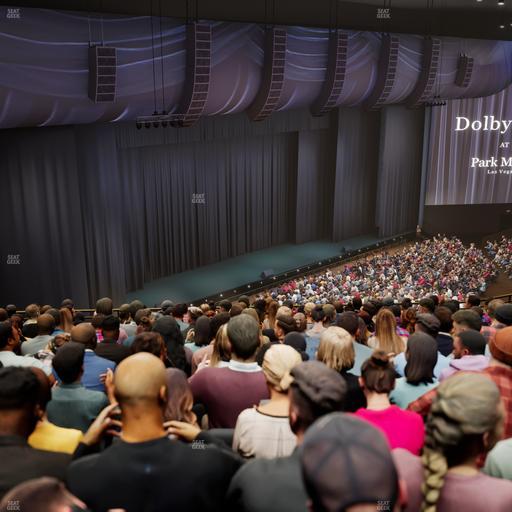 Dolby Live at Park MGM - Section 406 Seat View
