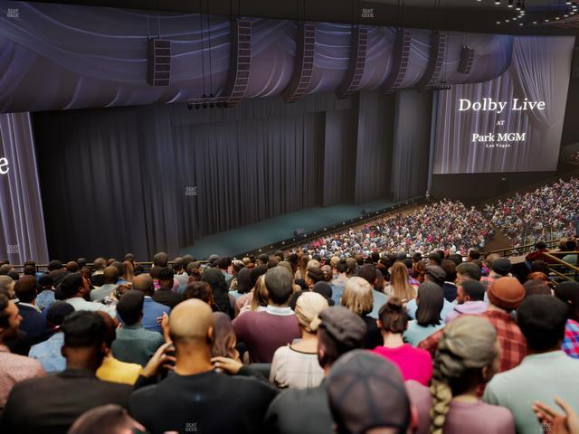 Dolby Live at Park MGM - Section 406 Seat View