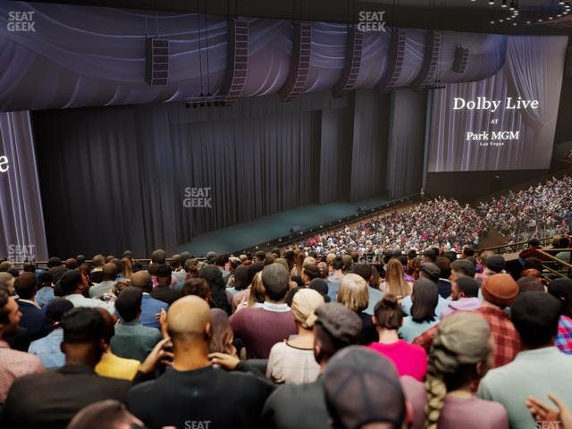 Dolby Live at Park MGM - Section 406 Seat View
