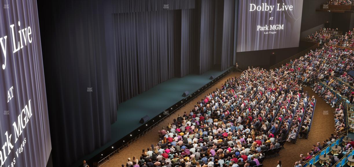 Dolby Live at Park MGM - Section 407 Seat View
