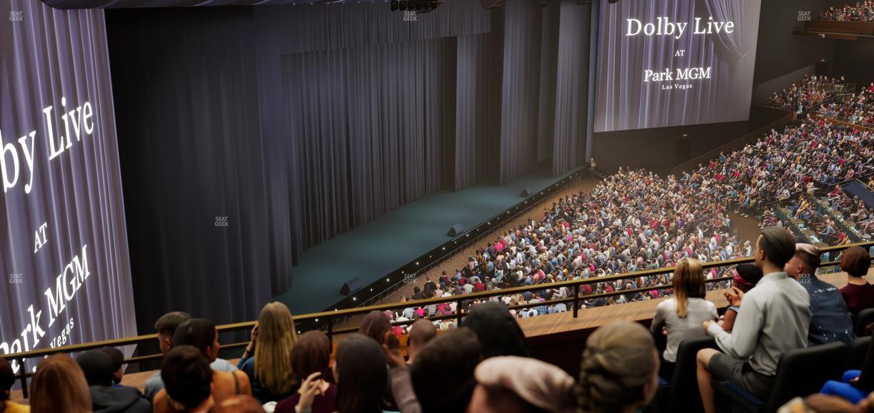 Dolby Live at Park MGM - Section 407 Seat View