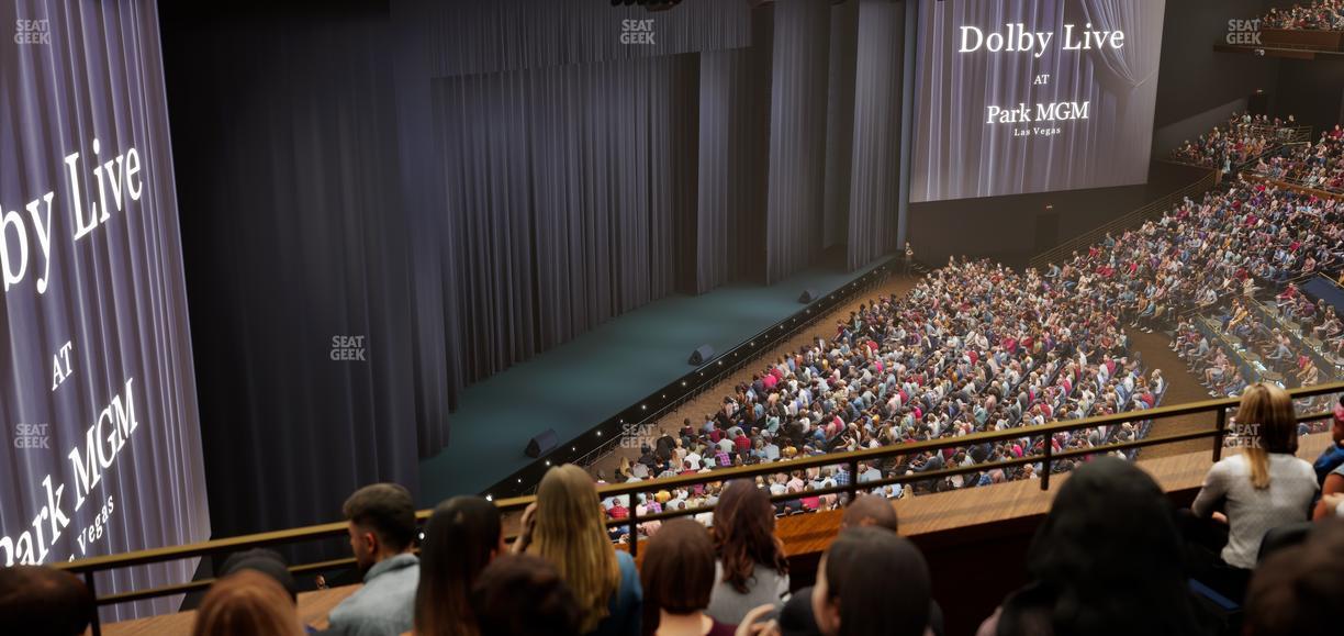 Dolby Live at Park MGM - Section 407 Seat View