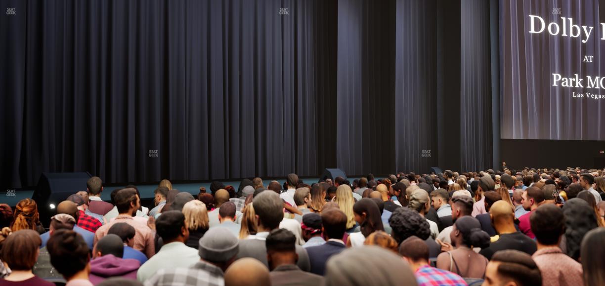 Dolby Live at Park MGM - Section Floor 103 Seat View