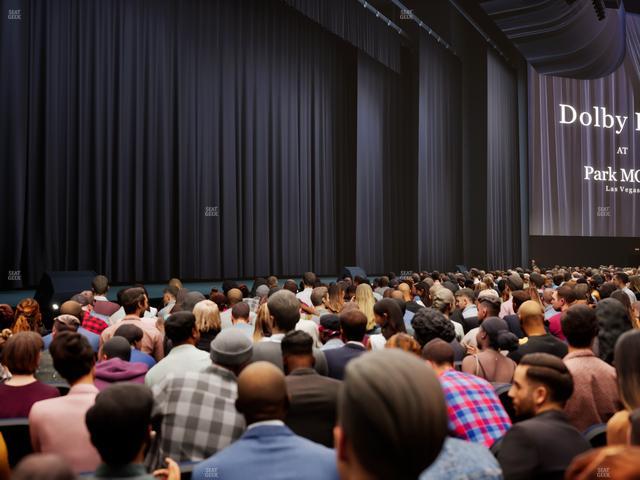 Dolby Live at Park MGM - Section Floor 103 Seat View