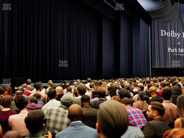 Dolby Live at Park MGM - Section Floor 103 Seat View