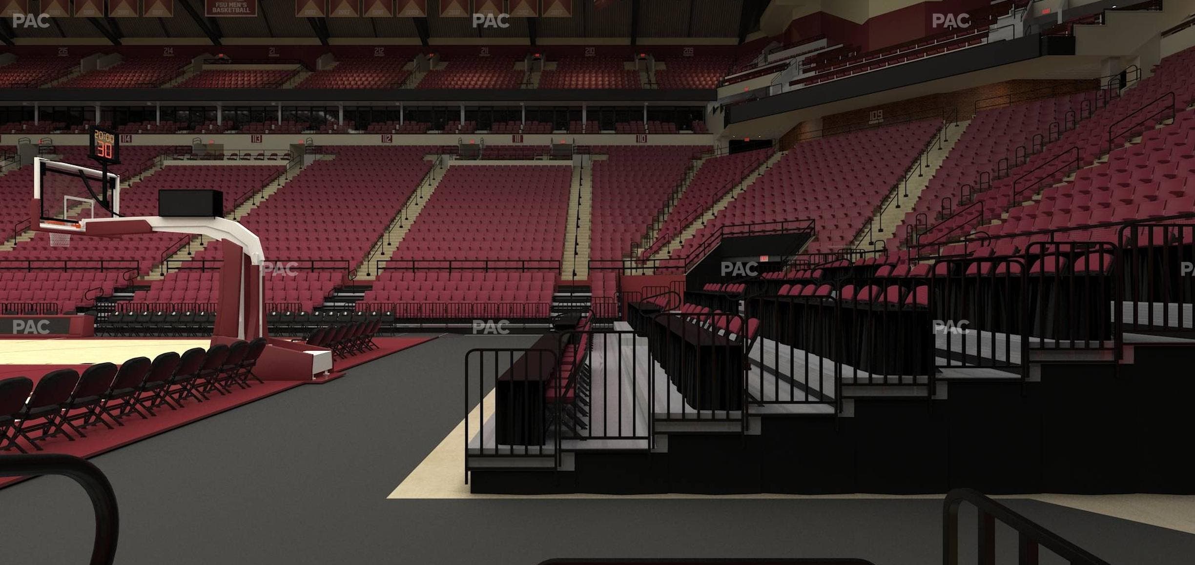 Donald L. Tucker Civic Center - Section 104 Seat View