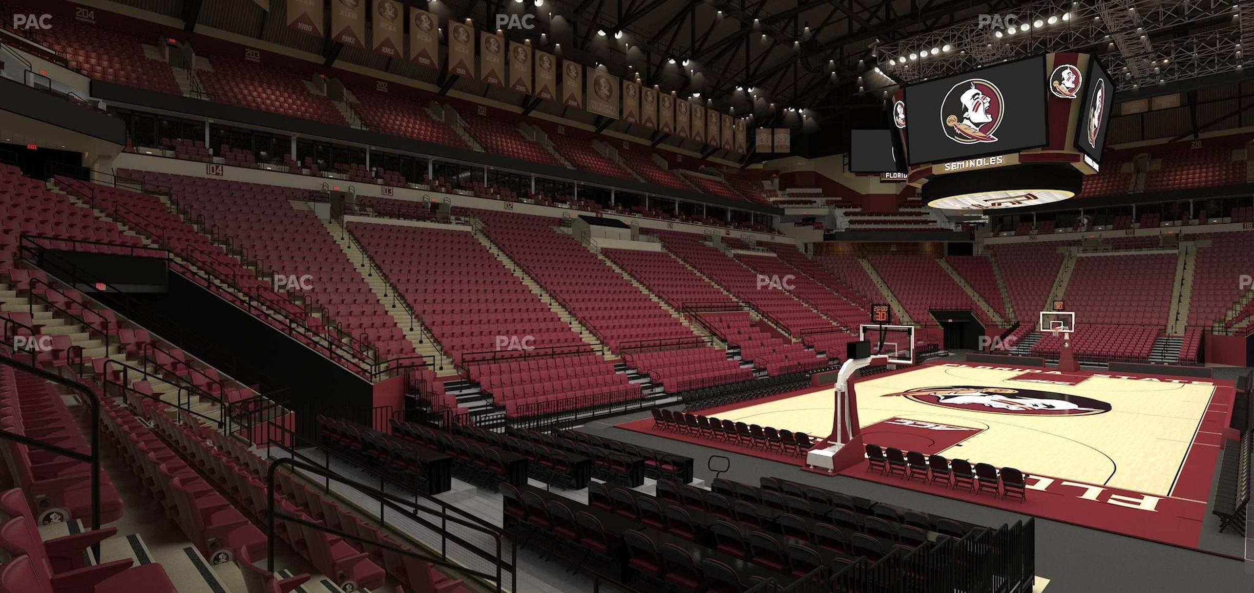 Donald L. Tucker Civic Center - Section 108 Seat View