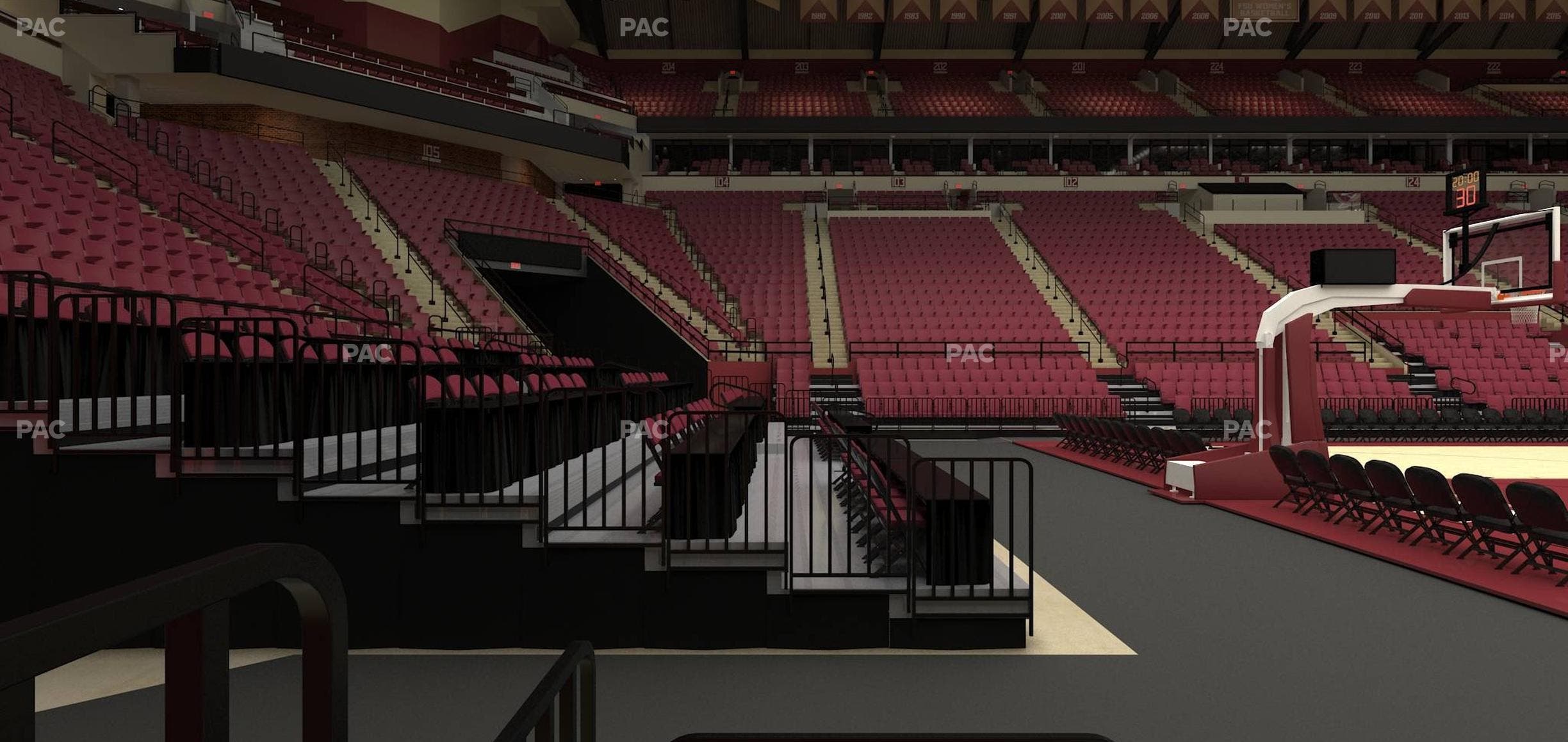 Donald L. Tucker Civic Center - Section 110 Seat View