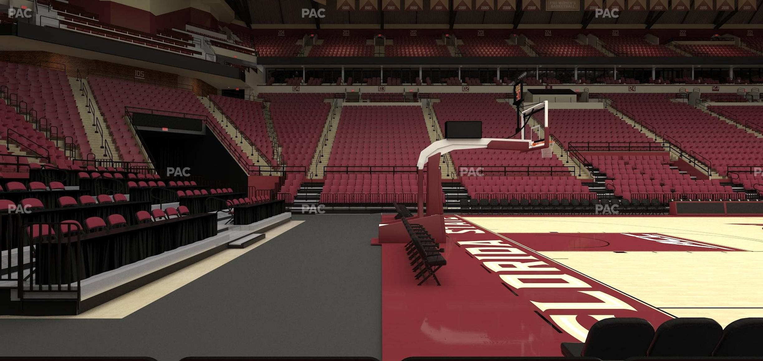 Donald L. Tucker Civic Center - Section 111 Seat View